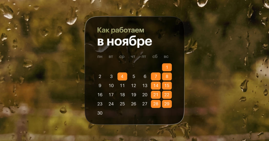 Как работаем в ноябре: День народного единства, сокращенный день и выходной посреди недели