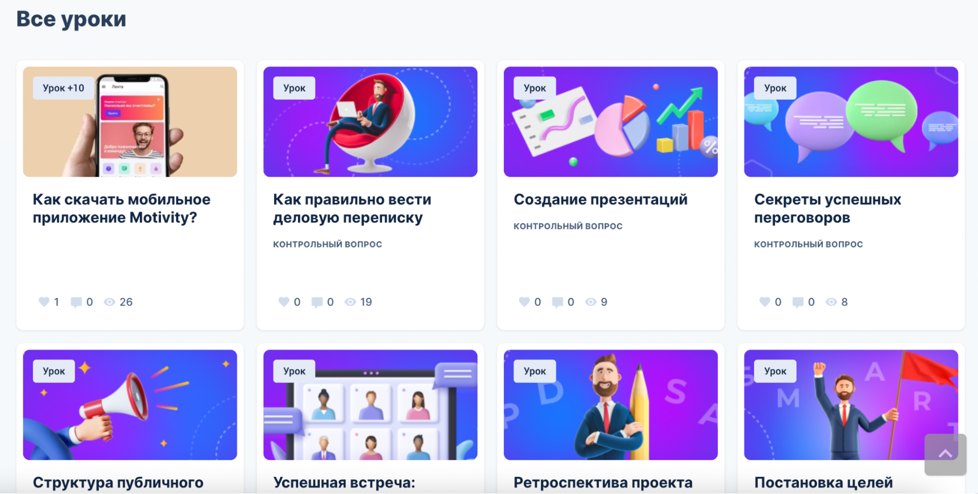 Библиотека курсов на развитие мягких навыков